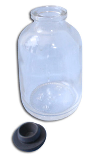 Frasco vial de 14ml con tapon de hule 879785